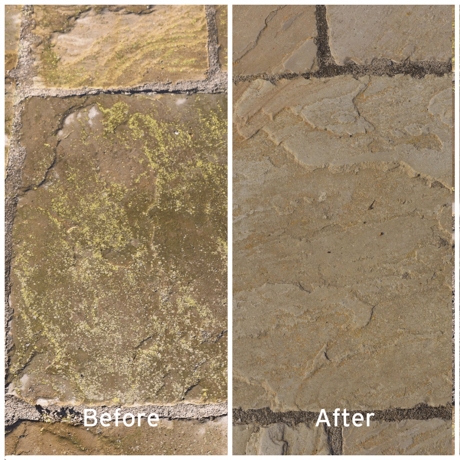 How do I remove green algae from my patio? Stoneworld Oxfordshire